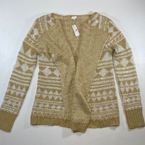C brand open front sequin cardigan - Picture 1 of 10